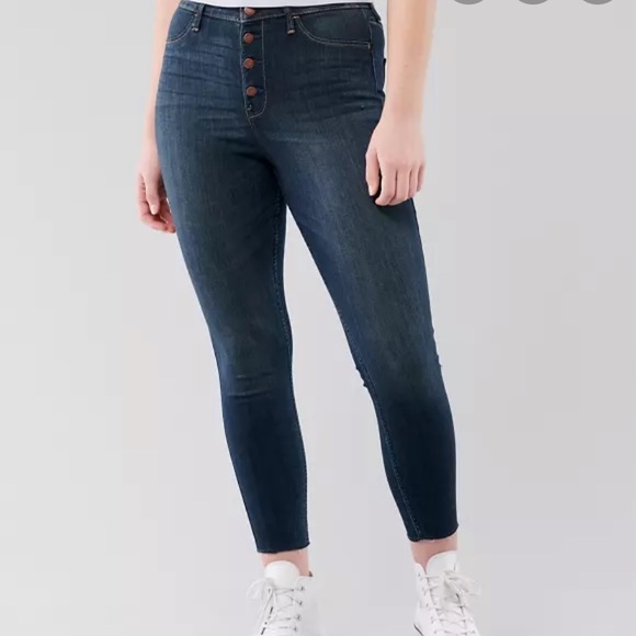 Hollister Curvy Crop Jean Leggings 